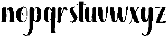 Brilliant Sambo Regular otf (400) Font LOWERCASE