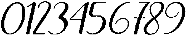 Brilliant Sambo Slant Regular otf (400) Font OTHER CHARS