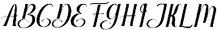 Brilliant Sambo Slant Regular otf (400) Font UPPERCASE