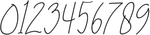 Brilliant Signature 1 Slant otf (400) Font OTHER CHARS