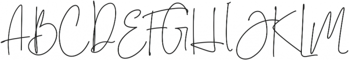 Brilliant Signature 3 regular otf (400) Font UPPERCASE