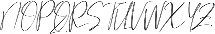 Brilliant Signature Italic otf (400) Font UPPERCASE