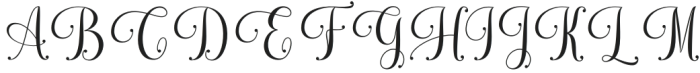 Brilliant Simple Regular otf (400) Font UPPERCASE