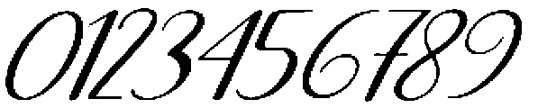 Brilliant Slant 25 Regular otf (400) Font OTHER CHARS