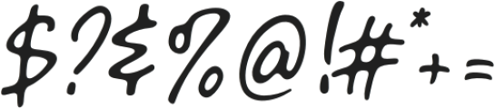 Brillion Italic otf (400) Font OTHER CHARS