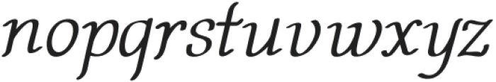 Brimful-Italic otf (400) Font LOWERCASE