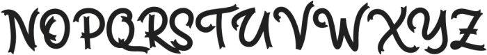 Brinca Calaca Reg otf (400) Font UPPERCASE