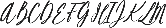 Bring of Hope Script otf (400) Font UPPERCASE