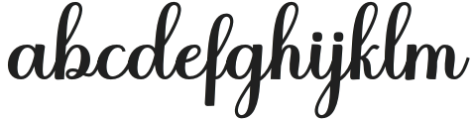 Brinita Script Regular otf (400) Font LOWERCASE