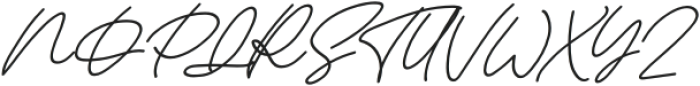 Brinton Signature Italic otf (400) Font UPPERCASE