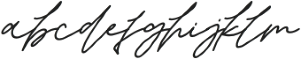 Brinton Signature Italic otf (400) Font LOWERCASE