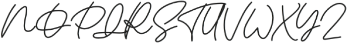 Brinton Signature otf (400) Font UPPERCASE