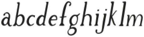 Brioche Italic otf (400) Font LOWERCASE