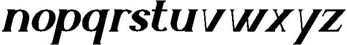 Brionde Italic otf (400) Font LOWERCASE