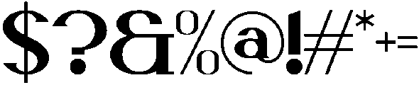 Brionde otf (400) Font OTHER CHARS
