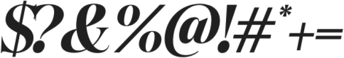 Briselle Italic Black Italic otf (900) Font OTHER CHARS