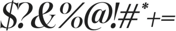 Briselle Italic Semi Bold Italic otf (600) Font OTHER CHARS