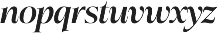 Briselle Italic Semi Bold Italic otf (600) Font LOWERCASE