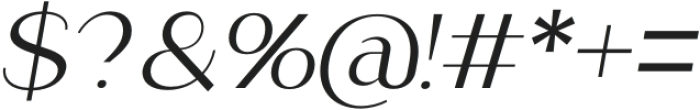 Brish Italic Light Italic otf (300) Font OTHER CHARS
