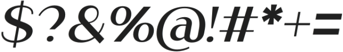 Brish Italic Medium Italic otf (500) Font OTHER CHARS