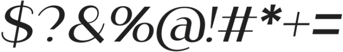 BrishItalic-Italic otf (400) Font OTHER CHARS