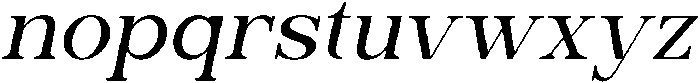 Briska Italic otf (400) Font LOWERCASE