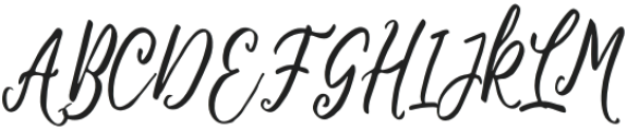 Brissham Regular otf (400) Font UPPERCASE