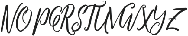 Brissham Regular otf (400) Font UPPERCASE