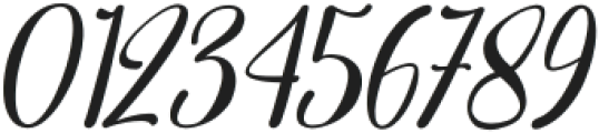 Bristhonie Italic Italic otf (400) Font OTHER CHARS