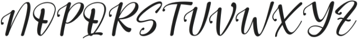 Bristhonie Italic Italic otf (400) Font UPPERCASE