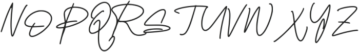 Bristian Signature Regular otf (400) Font UPPERCASE