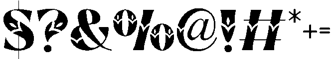 Bristol Regular otf (400) Font OTHER CHARS