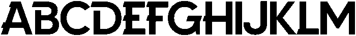 Briston Regular otf (400) Font UPPERCASE