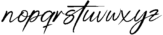 Briston Regular otf (400) Font LOWERCASE