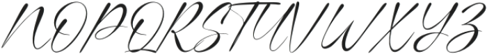 Bristy Signature Regular otf (400) Font UPPERCASE