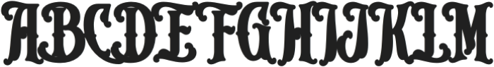 Briswood Contour otf (400) Font UPPERCASE