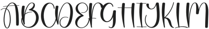 Brithney Regular otf (400) Font UPPERCASE