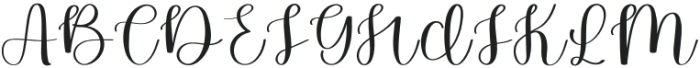 British Christmas Regular otf (400) Font UPPERCASE