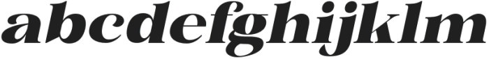 British Classical Black Italic otf (900) Font LOWERCASE