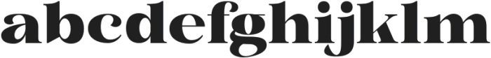 British Classical Black otf (900) Font LOWERCASE