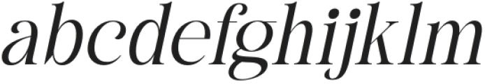 British Classical Extra Light Italic otf (200) Font LOWERCASE