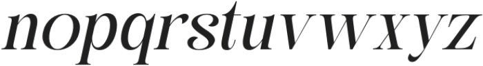 British Classical Light Italic otf (300) Font LOWERCASE