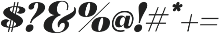 British Classical Neue Extra Bold Italic otf (700) Font OTHER CHARS