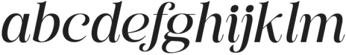 British Classical Neue Light Italic otf (300) Font LOWERCASE