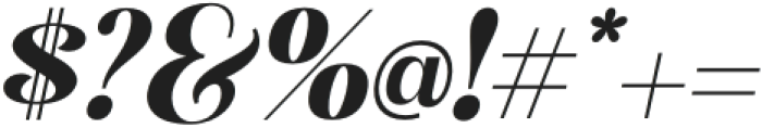 British Classical Neue Semi Bold Italic otf (600) Font OTHER CHARS