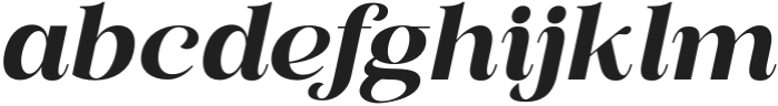 British Classical Neue Semi Bold Italic otf (600) Font LOWERCASE