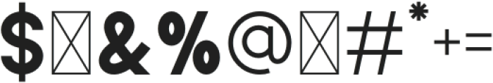 British Virgin Sans Serif otf (400) Font OTHER CHARS