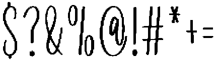 Britney Monoline Regular otf (400) Font OTHER CHARS