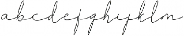 Britney Signature otf (400) Font LOWERCASE