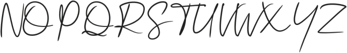 Britney signature Regular otf (400) Font UPPERCASE